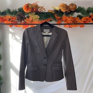 H&M grey blazer, size 6, modern classic style